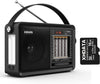 XHDATA D-901 FM AM SW Vollband Tragbares DSP-Radio USB/TF MP3 Wireless Music Player