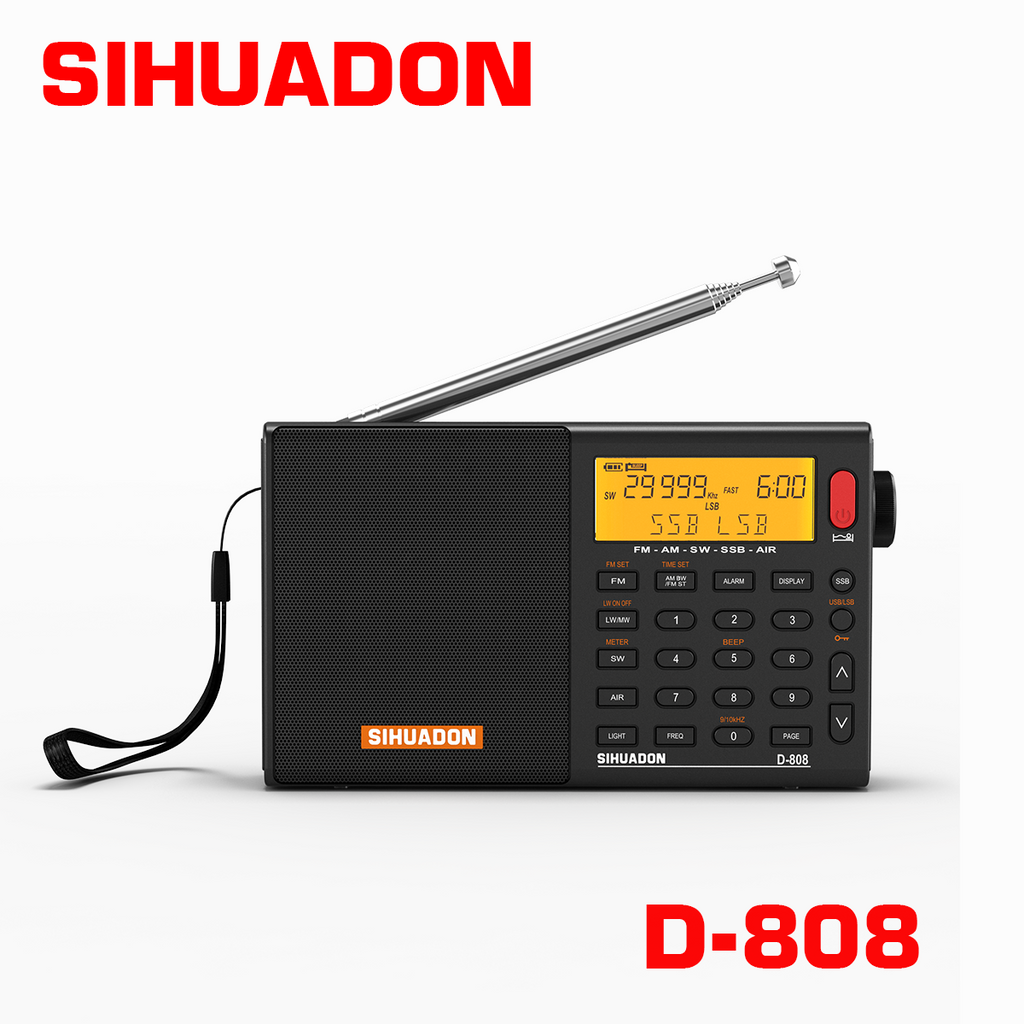 XHDATA D-808 FM/SW/MW/LW SSB AIR RDS Multi Band Portable Digital Radio