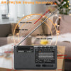XHDATA D-368 FM AM SW Tragbares Stereoradio 2022 Neues Mini-Bluetooth-Radio