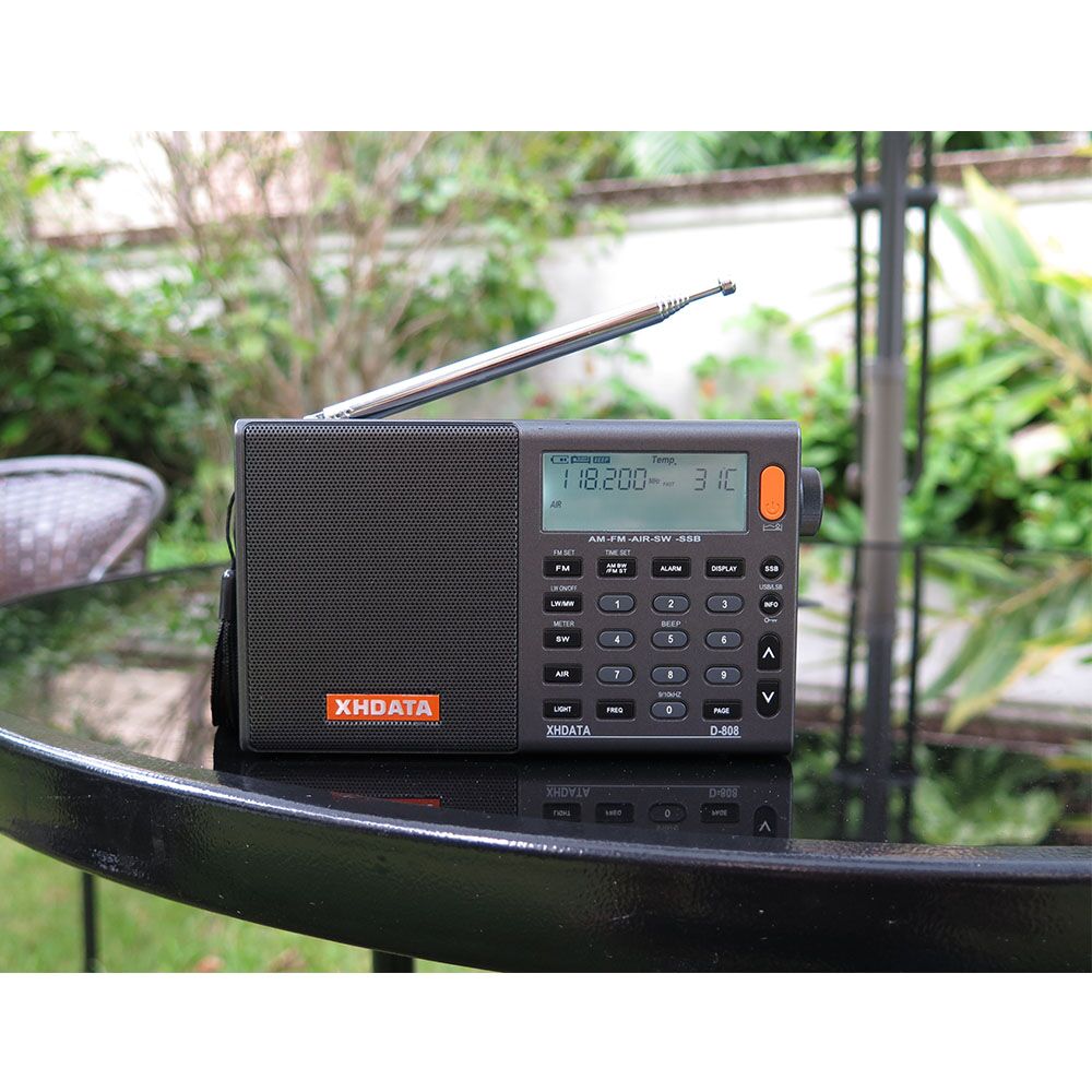 XHDATA D-808 FM/SW/MW/LW SSB AIR RDS Multi Band Portable Digital Radio