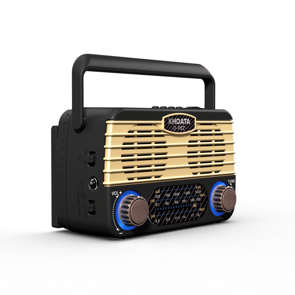 XHDATA D-902 AM FM SW Tragbares drahtloses Solarradio
