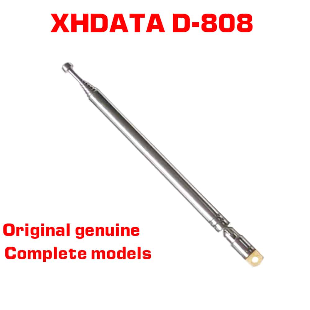【Antenne】 XHDATA / Tecsun / SIHUADON Original-Ersatzradio Stahlpeitschenantenne Gut D-808 R-108 PL-660 PL-600 PL-310 PL-380 R-9012 PL-360 D-808 PL-880 S-2000 Antenne